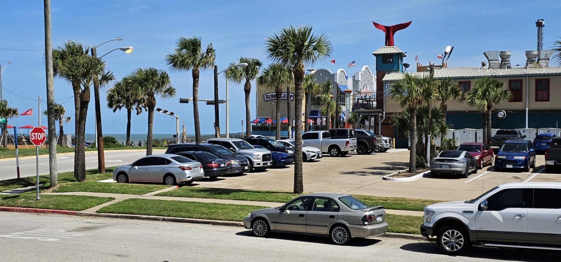 Galveston Island coastal view